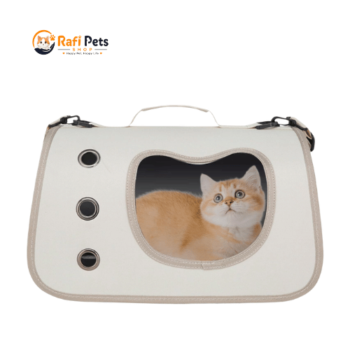 Pet Carrier Bag, Adjustable Cats Travel Safety Sling Bag, Pet Transport Supplies Clear Shoulder Carrying Slings for Vacation Walking Camping Picnic Road Trip