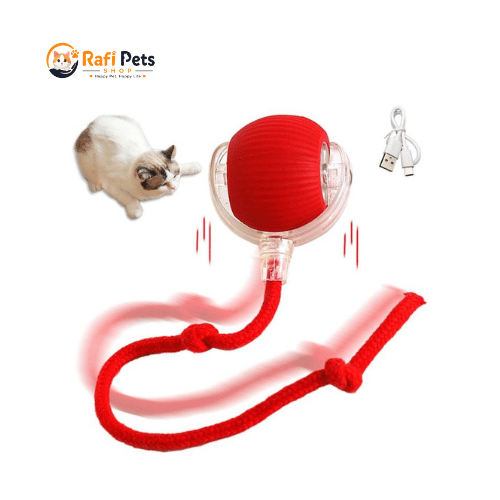Smart Cat Chirping Roller Ball with Motion Sensor