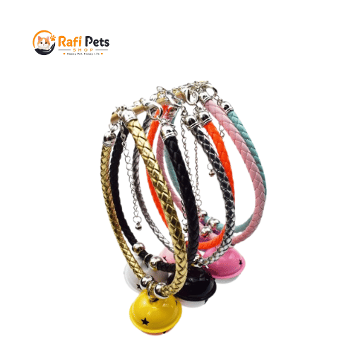 Cat Neck Circle Adjustable Pet Collar with Removable Bell