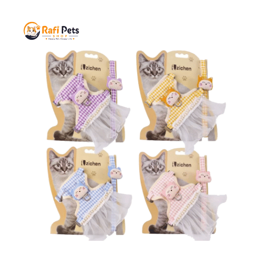 Cat Harness and Leash Set (Any Color)