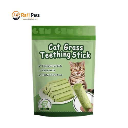 Natural Cat Grass Sticks Molar Rod Chewing Stick Chew Treat For Cat Chew Granules Cat Grass Teething Stick