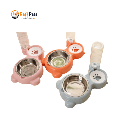 pet Automatic Water Feeder & Stainless Bowl