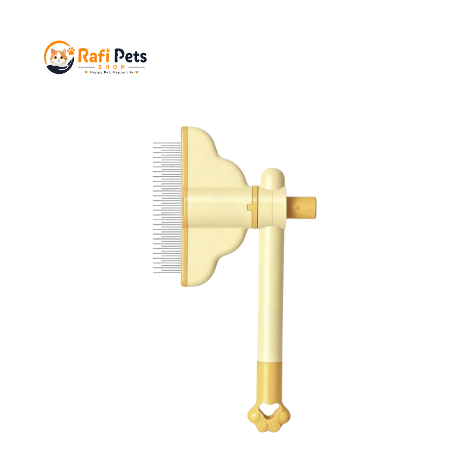 Pet Grooming Brush for Dogs Cats Self Cleaning Comb One Button Hair Remover Massage Shedding Tool Long Short Fur Deshedder