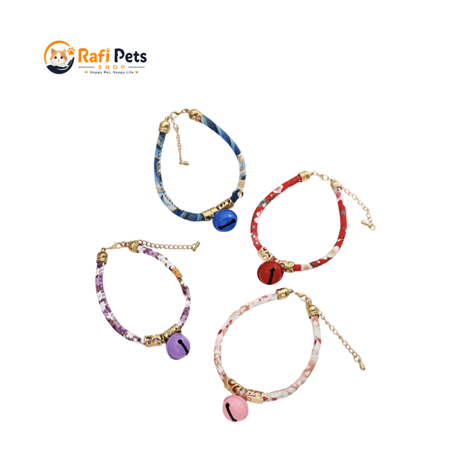 European Style Pet Cat Neck Collar Belt with Bell