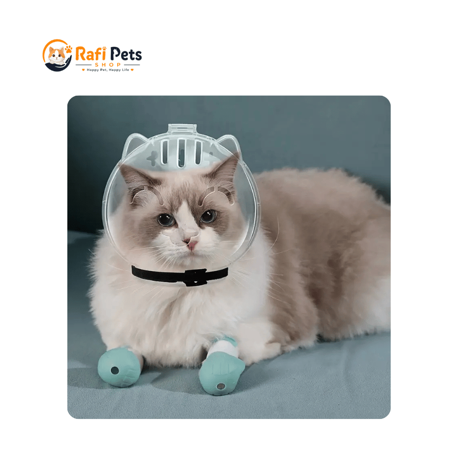 Breathable Cat Muzzle Anti-Bite Anti-Licking Space Hood Mask Cover