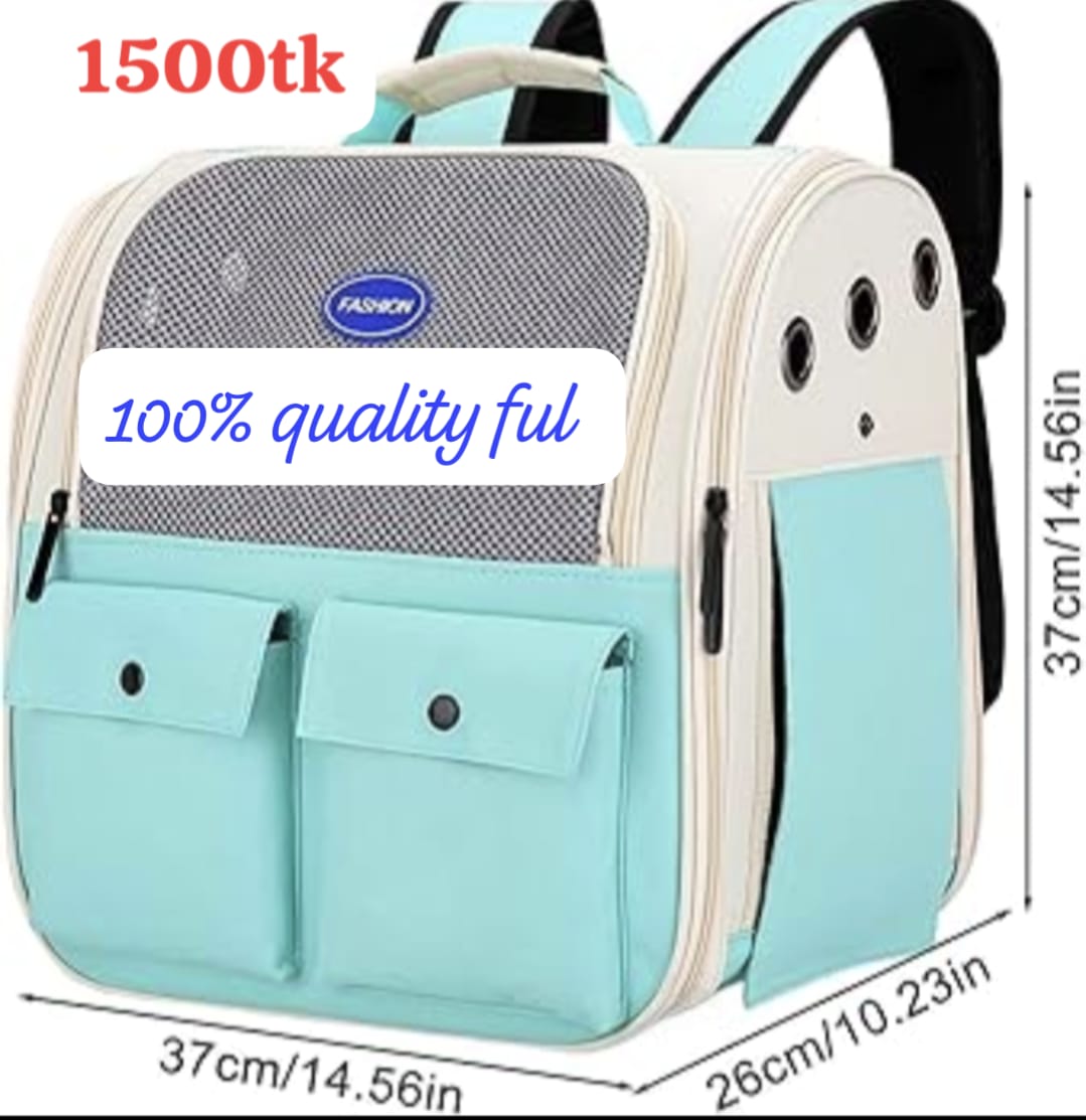 Foldable Cat Bag, Carrier with Waist Straps for Outdoor Walks, Hiking Travel - Image 2