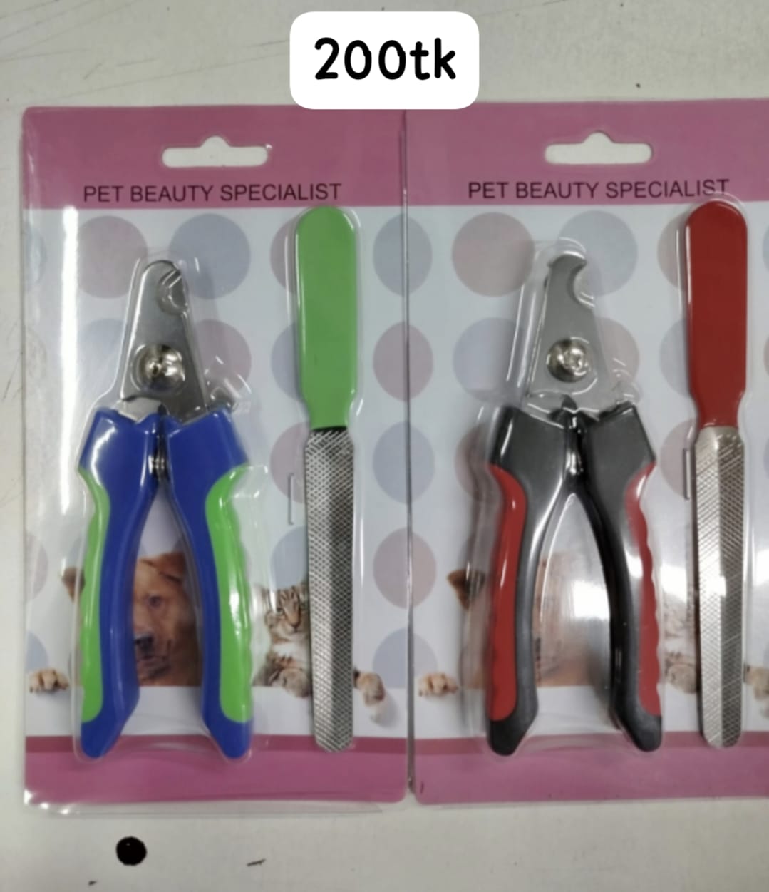 Pet Nail Clipper Stainless Steel Cat Dog Nail Trimmer - Image 2