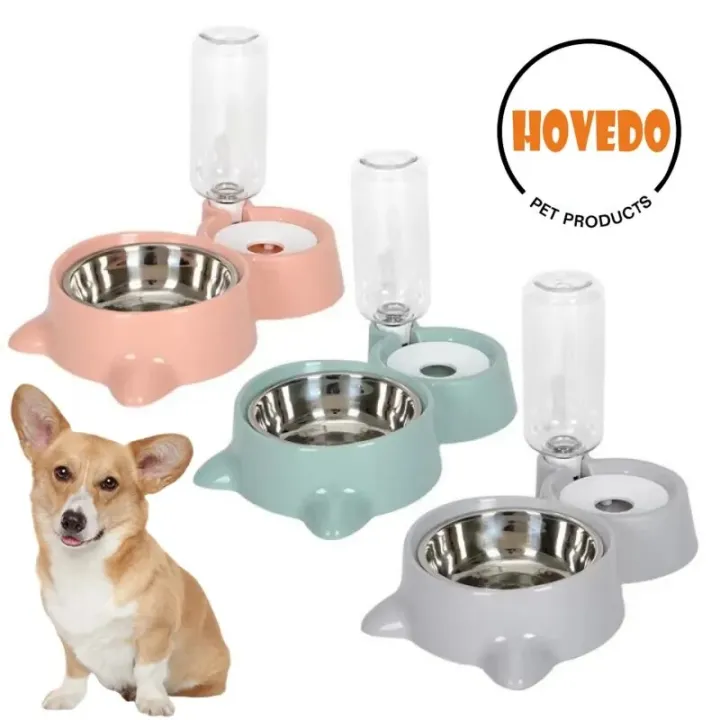 New 2-in-1 Cat Bowl Water Dispenser Automatic Water Storage - Image 2